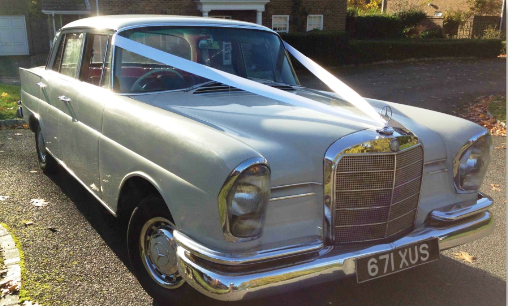 Classic mercedes benz wedding cars