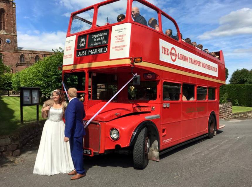 Open Top Bus Open Top Bus For Weddings In Wrexham North Wales