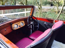 1930s Armstrong Siddeley for weddings in Bingham