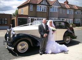 1940s Rolls Royce wedding car hire in Richmond