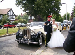 Rolls Royce Silver Wraith wedding car in Slough