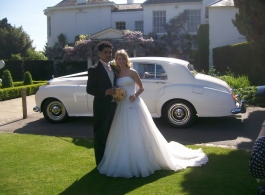 1950s Rolls Royce for wedding hire in Richmond