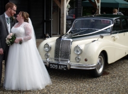 Classic wedding car for hire in Hitchin