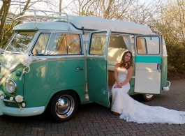 Classic Campervan for weddings in Alton