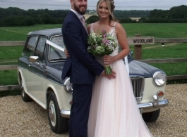 MG wedding car for hire in Cambridge