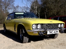 Jensen Interceptor for weddings in Bournemouth