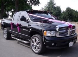 American Dodge Ram Pick Up for weddings in Kent