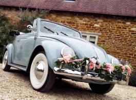 VW Beetle convertible for weddings in Windsor