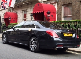 S Class Mercedes for weddings in Chelsea