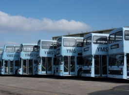 Classic Blue Double Decker wedding Bus in Ashford