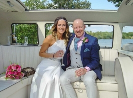 1960s VW Campervan for weddings in Silverstone