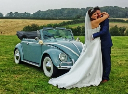 VW Beetle for wedding hire in Reading