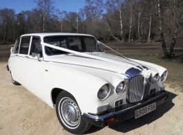 Classic Daimler wedding car in Southampton