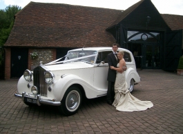 Classic 1950s Rolls Royce wedding car in Wembley