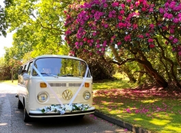 Classic VW Campervan wedding hire in Windsor