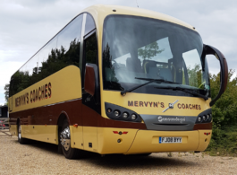 Modern coaches for wedding hire in Basingstoke