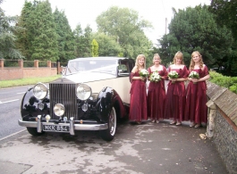 Classic Rolls Royce for weddings in Amersham