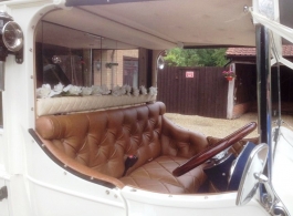 Vintage style wedding car in Southampton