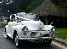 Classic wedding car for hire in Portsmouth